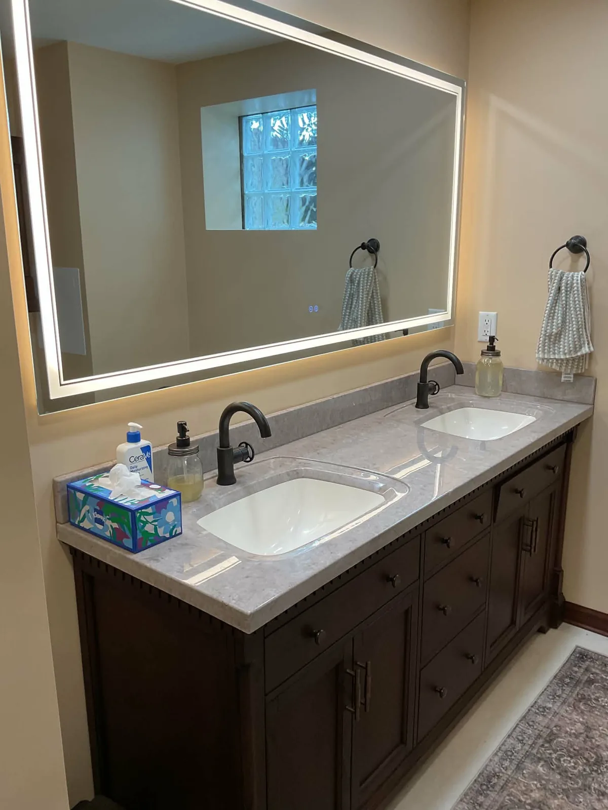 Completed bathroom