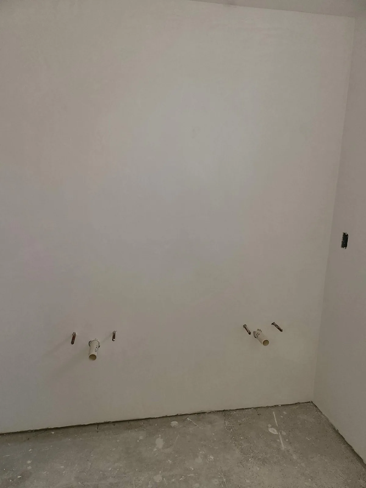 Bathroom plumbing rough-in