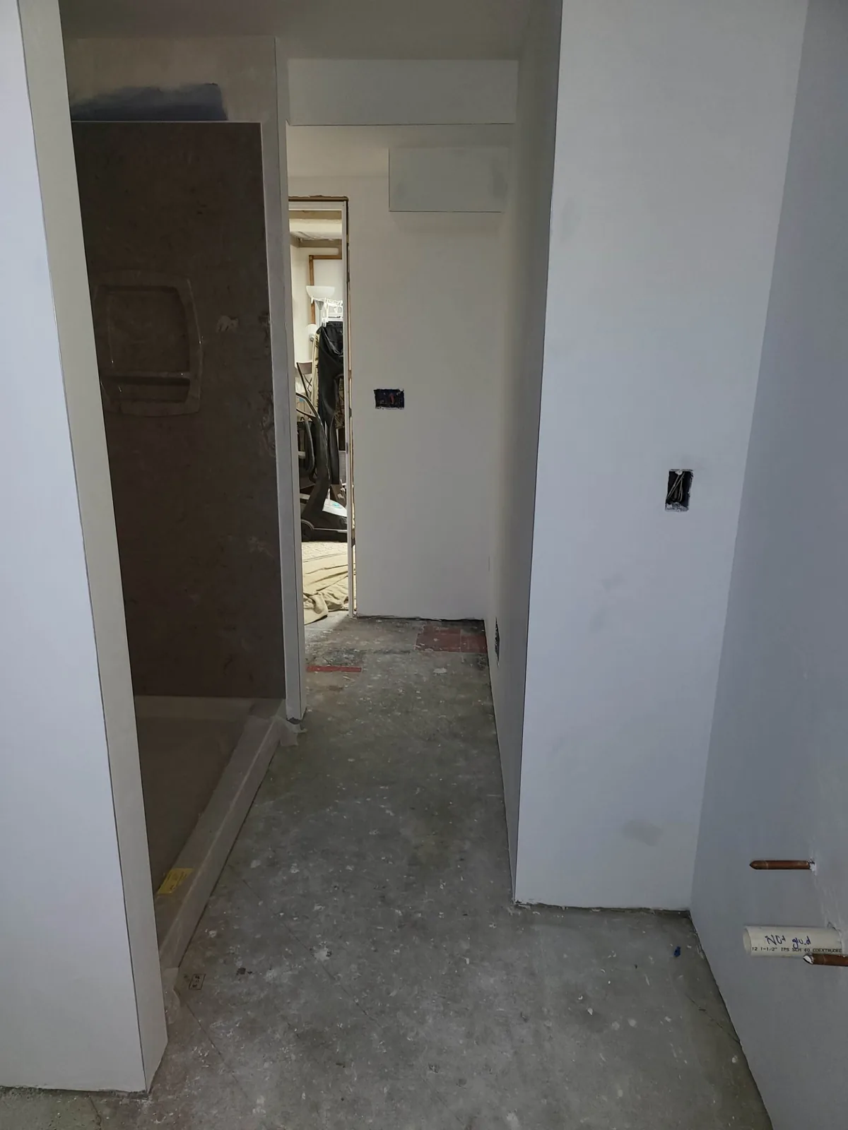 Bathroom during renovation